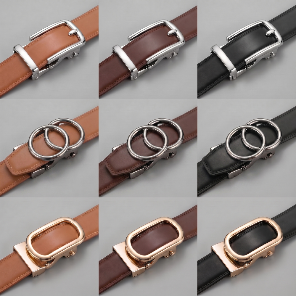 Different outfits styled with Solenna belts