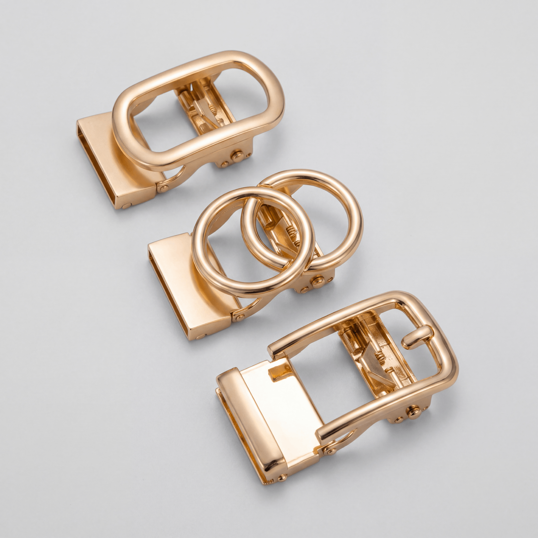 The Signature Set | 3 Micro-Adjustable Belts & 3 Buckles