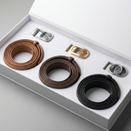 The Signature Set | 3 Micro-Adjustable Belts & 3 Buckles