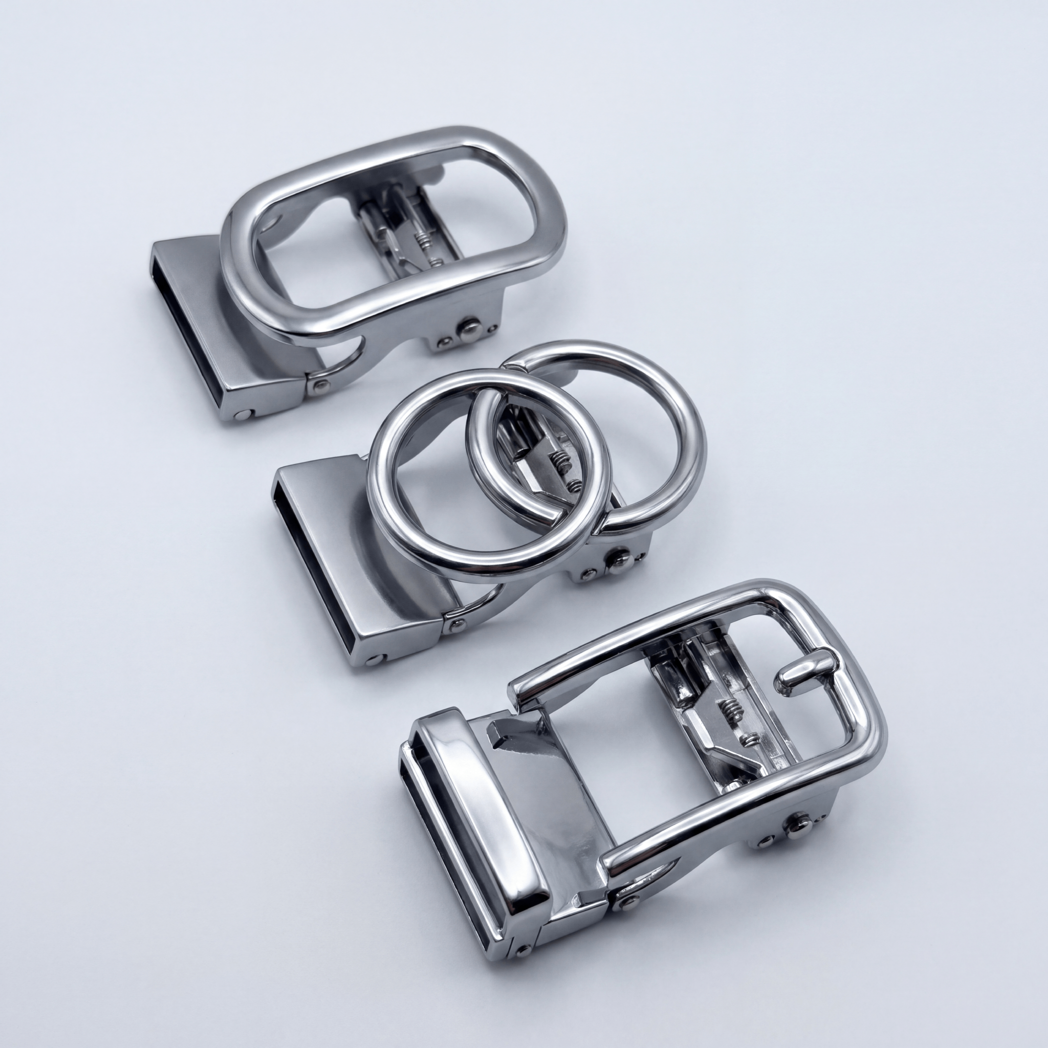 The Signature Set | 3 Micro-Adjustable Belts & 3 Buckles